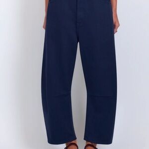 Rocha Blue Ankle Cropped Jeans Size AA with Classic Texture by Roucha